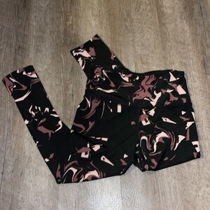 Stylish Black and Pink Women's Leggings